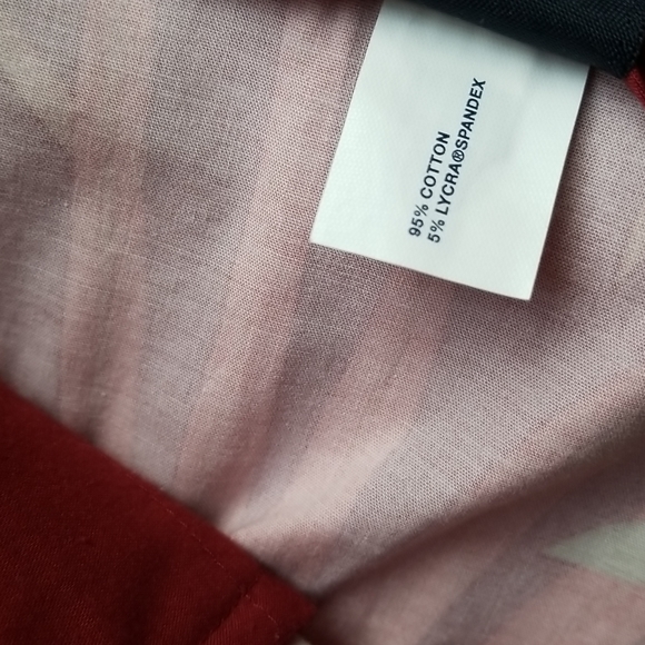 (4) GAP Palm Print Cotton Blend Skirt with Pockets Tropical Vacation Colorful - Picture 6 of 7